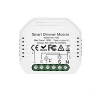 Pour module de variateur Zigbee, pour disjoncteur de gradation intelligent pour Tuya pour concentrateur Zigbee 3.0, télécommande via l'application Smart Life, solution d'éclairage domestique économe