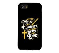 pour Moi et ma Clarinette, Nous servirons Le Seigneur chrétien Coque pour iPhone SE (2020) / 7/8