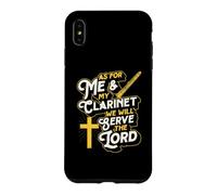 pour Moi et ma Clarinette, Nous servirons Le Seigneur chrétien Coque pour iPhone XS Max