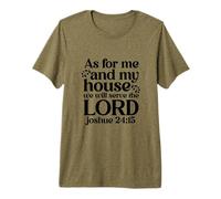 pour Moi et ma Maison, Nous servirons Le Seigneur T-Shirt Haut de Gamme
