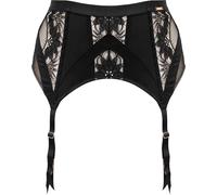 Pour Moi Pour Moi Black India Gatsby Lace Deep Suspender Belt