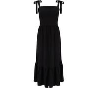 Pour Moi Pour Moi Black Laura Jersey Tie Strap Tiered Midi Dress Black EU 46 (UK 18)