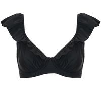 Pour Moi Pour Moi Black Non Padded Bermuda Underwired Frill Top