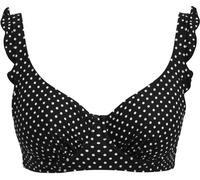 Pour Moi Pour Moi Black Non Padded Sicily Longline Underwired Bikini Top