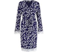 Pour Moi Pour Moi Blue Sofa Loves Lace Jersey Wrap Gown Blue 16