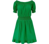 Pour Moi Pour Moi Green Eloise Puff Sleeve Woven Bardot Dress Green 18