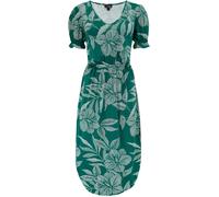 Pour Moi Pour Moi Green Jenny Puff Sleeve Jersey Midi Dress with Viscose Green EU 42 (UK 14)
