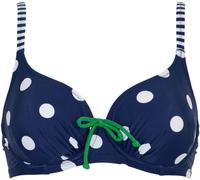 Pour Moi Pour Moi Navy Non Padded Underwired Beach House Bikini Top