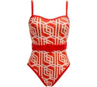 Pour Moi Pour Moi Orange Casablanca Removable Straps Belted Control Swimsuit
