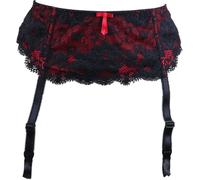 Pour Moi Pour Moi Red/Black Amour Suspender