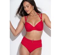 Pour Moi Pour Moi Red High Waist Hawaii Super High Waist Belted Tummy Control Briefs