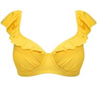 Pour Moi Pour Moi Yellow Non Padded Bermuda Underwired Frill Top