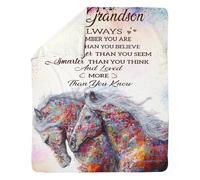 pour Mon filleul, Cadeau de la Marraine, Tante, Souviens-toi Toujours du Lion, Cadeau pour l'anniversaire du filleul, Remise des diplômes, Noël, Couverture Polaire personnalisée