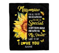 pour Mon Fils de la Part de Maman, mère, Papa, père, Loup, Lune, Mon Amour pour toi est éternel, Fils, Anniversaire, Remise des diplômes, Noël, Couverture Polaire personnalisée