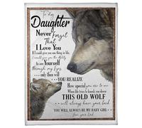 pour mon incroyable filleul de la part de la marraine, oncle Tigre Blanc, c'est un gros câlin, cadeaux d'anniversaire pour filleul, remise de diplôme, Noël, couverture polaire personnalisée