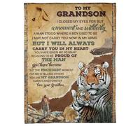 pour Mon Incroyable filleul de la Part de l'oncle Lion du Parrain, C'est Un Gros câlin, Cadeaux d'anniversaire pour filleul, Remise de diplôme, Noël, Couverture Polaire personnalisée