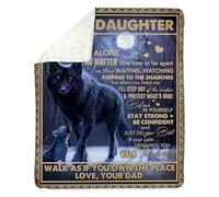 pour mon papa, cadeaux pour la fête des pères, cadeaux pour papa de petits-enfants, bois, souviens-toi toujours que je t'aime, cadeaux d'anniversaire, couverture polaire personnalisée de Noël