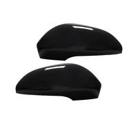 Pour Mondeo MK5 2014-2020 1 Paire Coques Rétroviseurs Extérieurs Noir Brillant