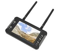Pour Moniteur Récepteur FPV, 4,3 Pouces 5803D 5,8 GHz 40CH Fonction DVR Écran D'affichage de Drone RC 30 Images Rapport D'affichage 16: 9 pour Moniteur FPV avec Recherche Automatique pour Drone FPV Qu