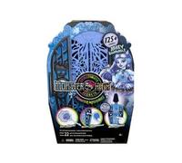 pour Monster High - Coffret casier Secret skulltimate Abbey bominable - Plus de 125 Looks - Dressing, Poupee - Set Jouet et 1 Carte