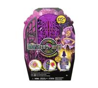 pour Monster High - Coffret monstrueux Secrets clawdeen Wolf - Poupee, casier Dressing, Accessoires Mode - Set Jouet Fille et Carte