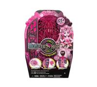pour Monster High - Coffret monstrueux Secrets Draculaura - Poupee articulee, Dressing, Accessoires - Set Jouet Fille + Carte Tigres