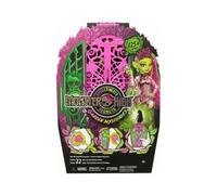 pour Monster High - Coffret monstrueux Secrets Venus mcflytrap, enigmes du Jardin - Plus de 19 Surprises, 125 Looks - Set Jouet Fille et Carte