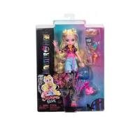 pour Monster High - Poupee Lagoona Blue Mode, Animal Piranha et Accessoires - Monstre Creature mer - Set Jouet Fille et Carte