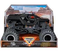 pour Monster Jam géant : Soldier Fortune - Voiture Noire 19x13cm (LXL) - Set véhicule Miniature 1:24 + 1 Carte Offerte