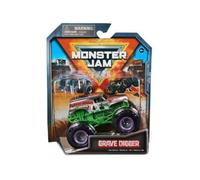 pour Monster Jam Show Cascade - vehicule Grave Digger - echelle 1:64, Metal - diecast Truck Series 34 - Set Voiture + 1 Carte