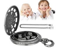 Pour Montre De Poche - Ensemble En Métal Vintage, Accessoire De Jeu Pour Boîtier De Montre Rétro Kit De Roulement De Table De Collection, Ornement Classique D'affichage | Pour