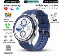 Pour Montre Oppo X Montre D'Affaires Haut De Gamme Hommes 32Gb Mémoire Lecture Vidéo Montre Intelligente Sport Fitness Bracelet Étanche 2025 Nouveau.32Gb Watch X.Blue