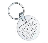 pour morse Code Practice Coin Stainless Steel pour cw Training(single-square black)