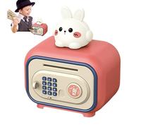 pour - Mot de Passe et Empreinte Digitale ATM Adorable Coffre-Fort Automatique - Porte-Monnaie pour garçons | pour Anniversaires, Jeux de Noël, Maison Filles garçons 4-10 Ans