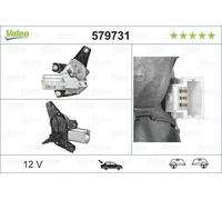 Pour Moteur D'Essuie-Glace Nissan NV300 16-22 (579731) OEM Valeo