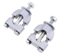 pour Moto Dirt Bike pour ATV Paire Universelle 7/8 'Guidon Riser Montage Pince Adaptateurs Moto Guidon Riser De Guidon