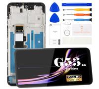 Pour Moto G53 Écran De Remplacement Pour Motorola Moto G53 5G Écran LCD Réparation Pour Moto XT2335-2 Écran Tactile Digitizer Assemblée Remplacement avec Cadre