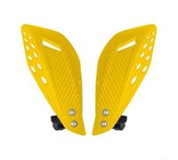 pour moto Hand Guards ABS Aluminum Windproof Shield pour moto(yellow)