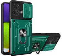 Pour Motorola Edge 40 Neo Xt2307-1 Coque Pour Motorola Edge 40 Neo Etui Housse De Téléphone Case Cover 2-En-1 Souple Et Rigide Lj- Dark Green