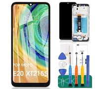 Pour Motorola Moto E20 Écran LCD pour Motorola E20 Écran de remplacement E20 LCD XT2155 Tactile Digitizer Assemblée XT2155-1, XT2155-3 Kits de pièces de réparation (noir avec cadre?