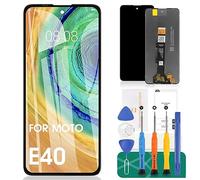 pour Motorola Moto E40 Écran LCD pour Motorola Moto E30 Écran de Remplacement E40 Écran LCD E30 Assemblage numériseur Tactile XT2159,XT2158-6 Repair Parts Kits(Black