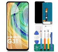 pour Motorola Moto G31 Ecran LCD pour Moto G41 Ecran de Remplacement pour Motorola Moto G71 Ecran LCD Numériseur Tactile Kit de Réparation (Noir sans Cadre