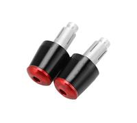Pour Motos ST1300 ST1 300 ST1300A 2003 2004 2005 2007 Poignées Guidon Bouchon Poids Pièces Anti Vibration Embouts De Bouchons De Soudure Bouchon d'extrémité capuchon guidon(Noir ROUGE)