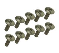 Pour Motos Vis De Plaque D'immatriculation Pour Moto 10 Pièces M6 Large Pour Tête Plate Pour Croix Boulons De Tuning Universel Pour Moto Pièces