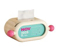 pour mouchoirs en papier | Trousse avec calendrier pour distributeur de mouchoirs - Rangement pour lingettes de bain, pour une utilisation dans la salle de bain, les voyages, la douche, la cuisine, la