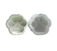 Pour moules en résine de griffes de chat Paw Print Cendrier Moule en silicone Pattes Bijoux Pendentif Veilleuse Champignon Porte-clés Charme T
