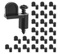Pour Moustiquaire - 24 Pièces Fixations de Maintien en Nylon pour Fenêtre Anti-Tempête | Fixations Décalées Pour Panneaux De Tempête Pièces De Rechange Pour Entretien Domestique