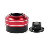 Pour MOZA Simagic M10 A/Mini Euro Truck 6 Trous Simulateur De Course Volant Adaptateur De Moyeu À Démontage Rapide 70 Mm QR040 Moyeux de Volant(Red)