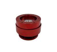 Pour MOZA Simagic M10 A/Mini Euro Truck 70 Mm 6 Trous Adaptateur De Moyeu À Démontage Rapide Pour Volant De Jeu De Simulation De Course Moyeux de Volant(Red)