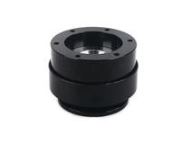 Pour MOZA Simagic M10 A/Mini Euro Truck 70 Mm 6 Trous Adaptateur De Moyeu À Démontage Rapide Pour Volant De Jeu De Simulation De Course Wheel Hub Adapter(Black)
